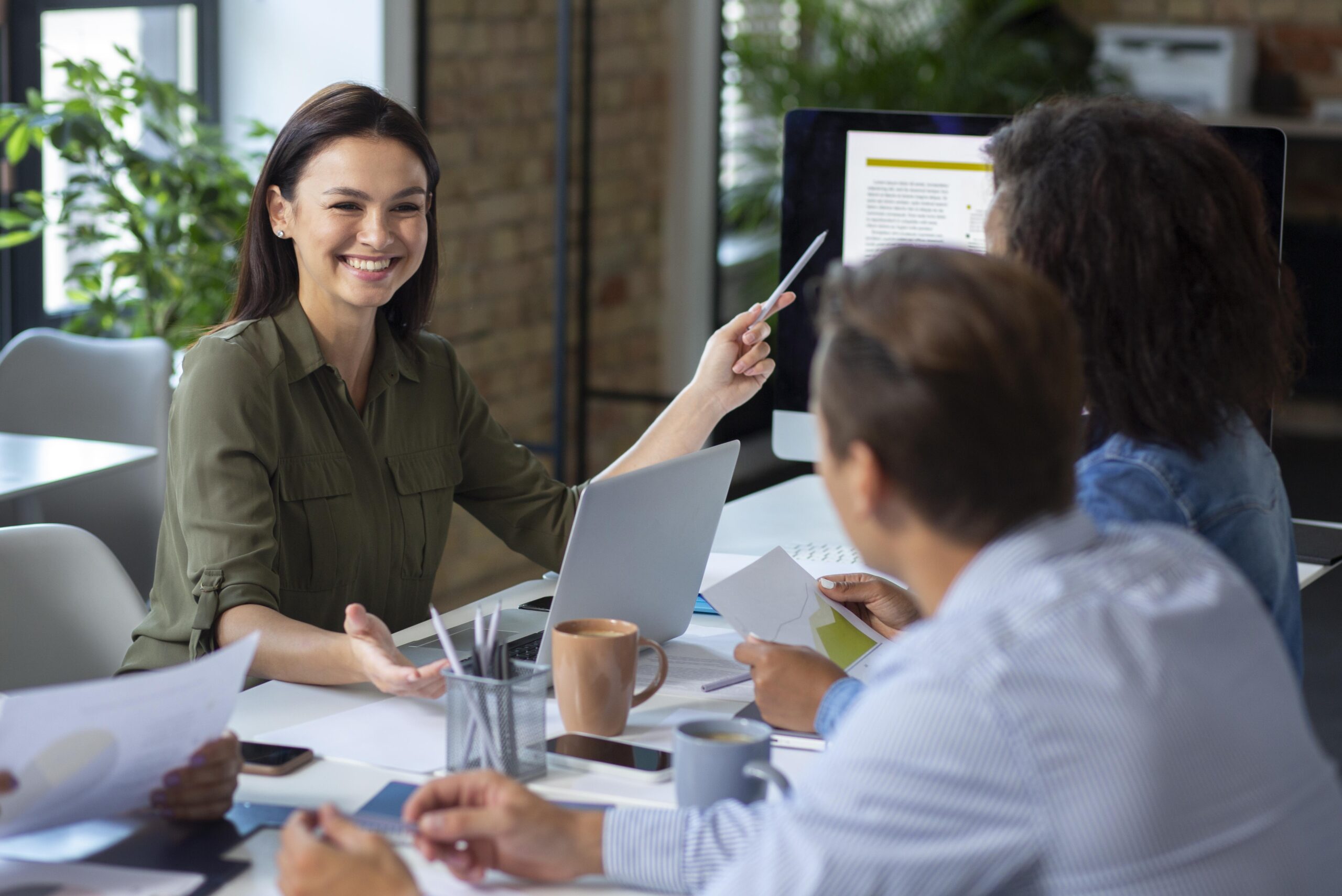 people doing meeting for recruitment